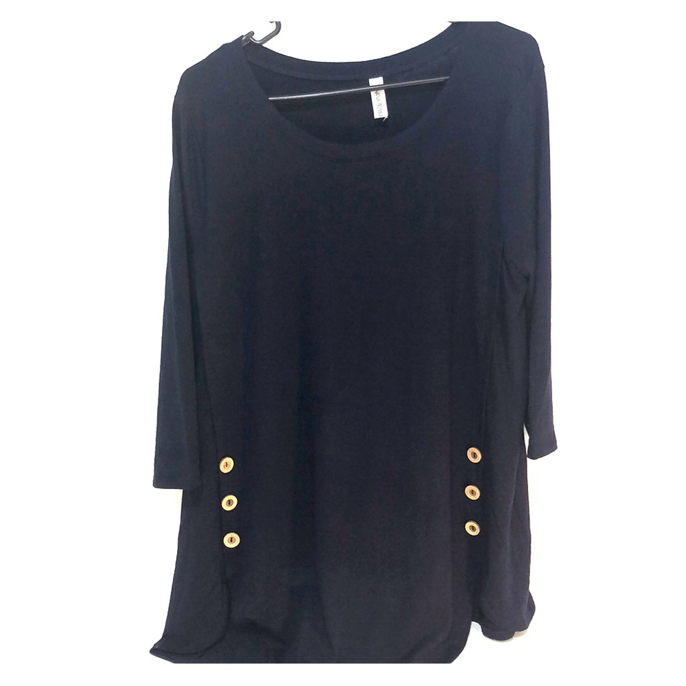 Zenana Premium Blue Blouse